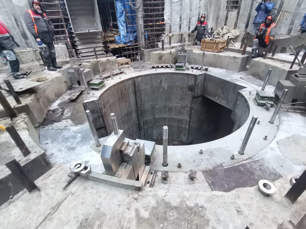 Облицовка бассейна выдержки, облицовка шахт реактора